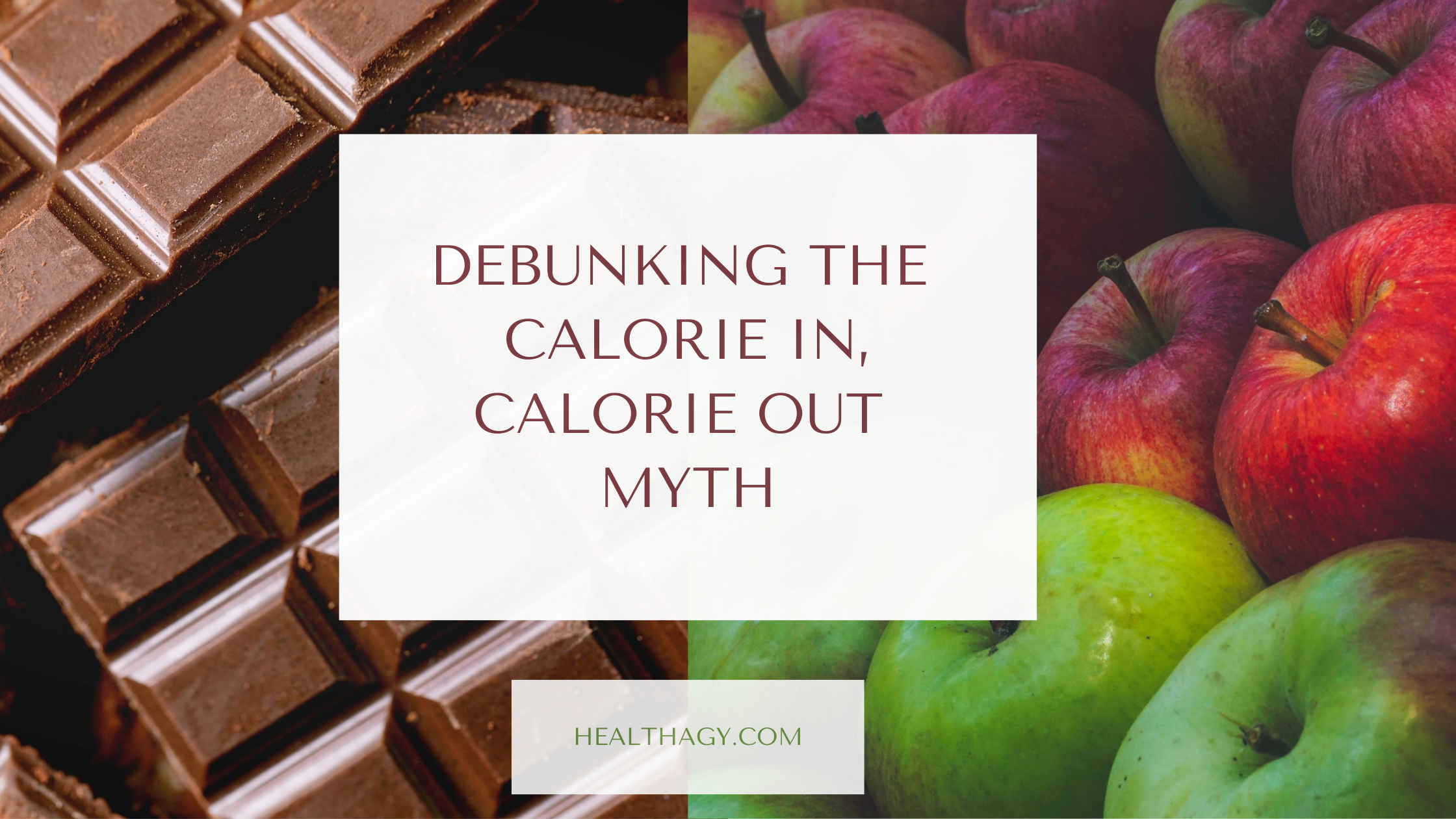 Debunking the Calorie In, Calorie Out Myth - Healthagy