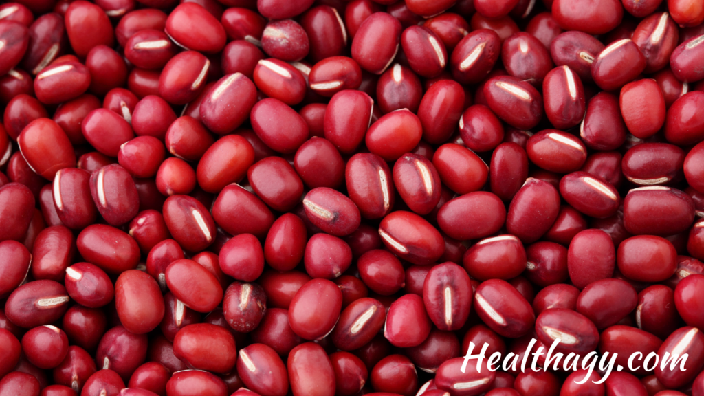 red beans are small, plump, and oval-shaped beans