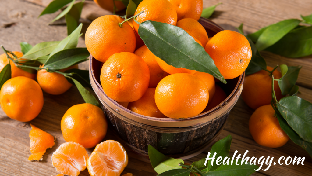 mandarins are small round spheres with have smooth, glossy skin with a deep orange color