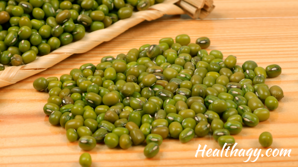 small green sphere beans